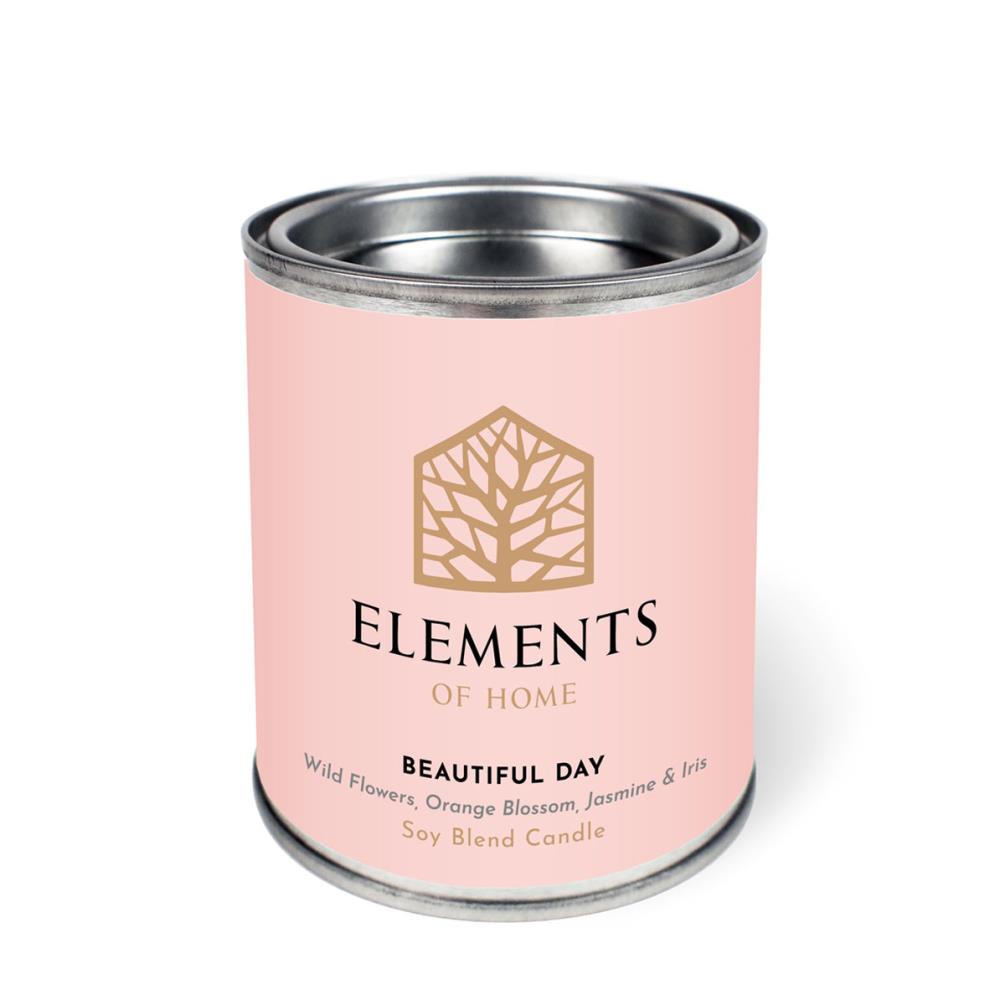 Elements of Home Beautiful Day Tin Candle £8.99